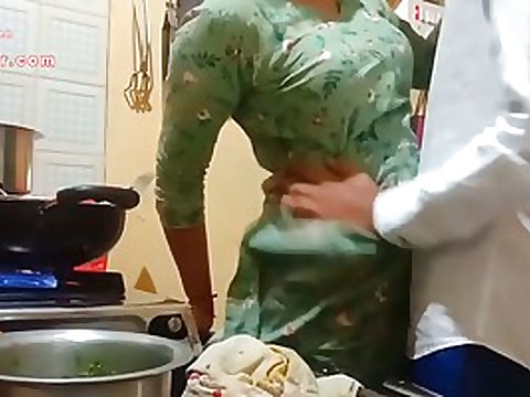 Indian milf is getting fucked in the..